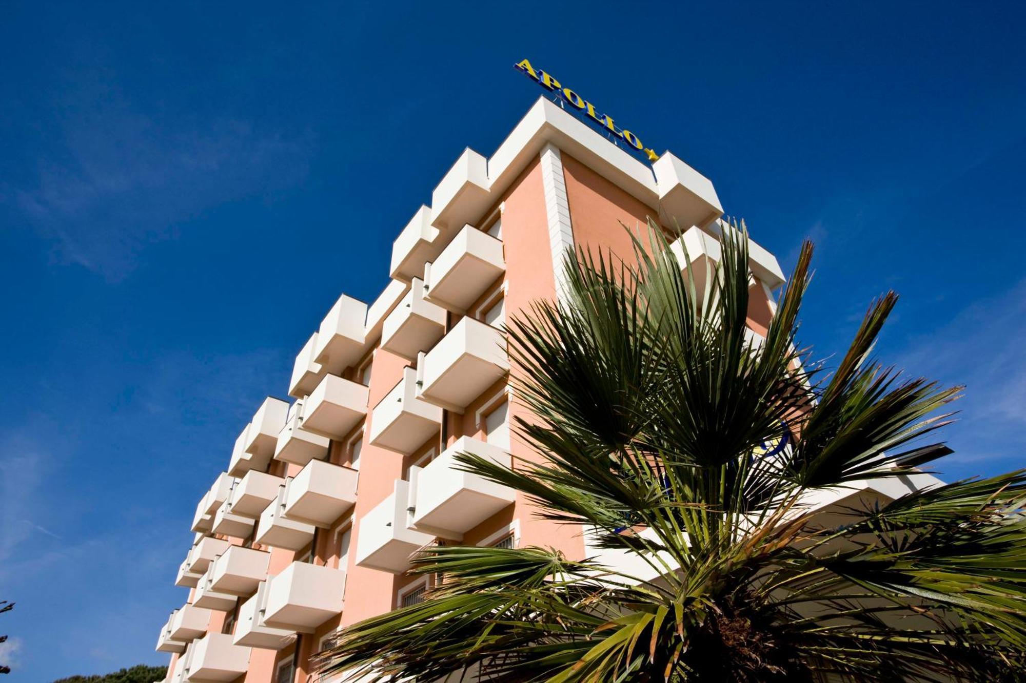 Hotel Apollo Римини Экстерьер фото