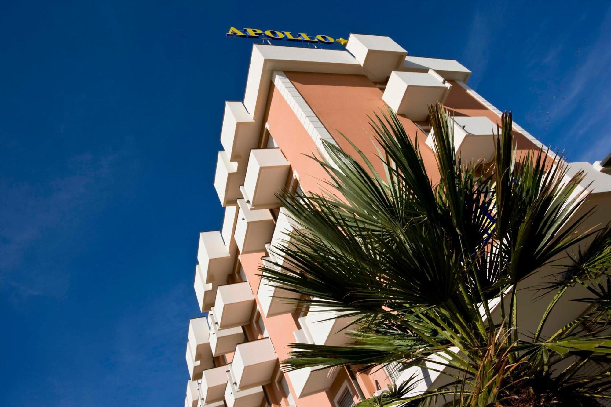 Hotel Apollo Римини Экстерьер фото